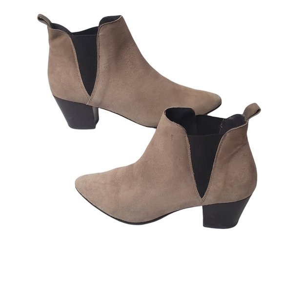 Office London Pointed Toe Suede Ankle Booties Size 39 - Picture 14 of 14